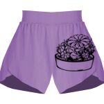 Girls Flowy Overlay Shorts Thumbnail