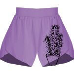 Girls Flowy Overlay Shorts Thumbnail