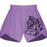 Girls Flowy Overlay Shorts Thumbnail