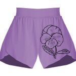 Girls Flowy Overlay Shorts Thumbnail