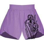 Girls Flowy Overlay Shorts Thumbnail