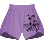 Girls Flowy Overlay Shorts Thumbnail