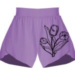 Girls Flowy Overlay Shorts Thumbnail