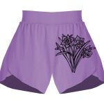 Girls Flowy Overlay Shorts Thumbnail