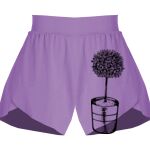 Girls Flowy Overlay Shorts Thumbnail