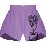 Girls Flowy Overlay Shorts Thumbnail