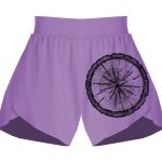 Girls Flowy Overlay Shorts Thumbnail