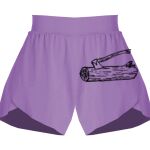 Girls Flowy Overlay Shorts Thumbnail