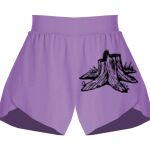 Girls Flowy Overlay Shorts Thumbnail