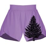 Girls Flowy Overlay Shorts Thumbnail