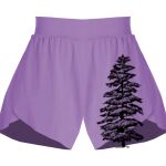 Girls Flowy Overlay Shorts Thumbnail