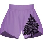 Girls Flowy Overlay Shorts Thumbnail