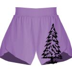 Girls Flowy Overlay Shorts Thumbnail