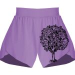 Girls Flowy Overlay Shorts Thumbnail