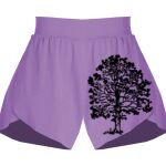 Girls Flowy Overlay Shorts Thumbnail
