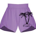 Girls Flowy Overlay Shorts Thumbnail