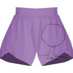 Girls Flowy Overlay Shorts Thumbnail