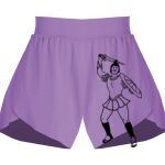 Girls Flowy Overlay Shorts Thumbnail