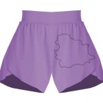 Girls Flowy Overlay Shorts Thumbnail