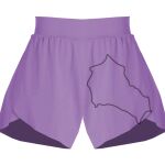 Girls Flowy Overlay Shorts Thumbnail