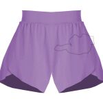 Girls Flowy Overlay Shorts Thumbnail