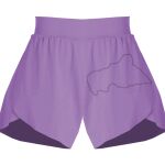 Girls Flowy Overlay Shorts Thumbnail