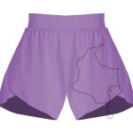 Girls Flowy Overlay Shorts Thumbnail