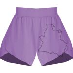 Girls Flowy Overlay Shorts Thumbnail