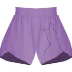Girls Flowy Overlay Shorts Thumbnail