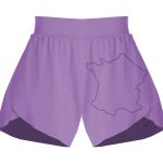 Girls Flowy Overlay Shorts Thumbnail
