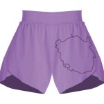 Girls Flowy Overlay Shorts Thumbnail