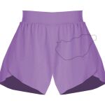 Girls Flowy Overlay Shorts Thumbnail