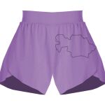 Girls Flowy Overlay Shorts Thumbnail