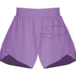 Girls Flowy Overlay Shorts Thumbnail
