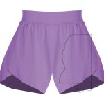 Girls Flowy Overlay Shorts Thumbnail
