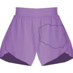 Girls Flowy Overlay Shorts Thumbnail