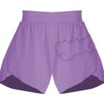 Girls Flowy Overlay Shorts Thumbnail