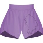 Girls Flowy Overlay Shorts Thumbnail