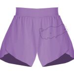 Girls Flowy Overlay Shorts Thumbnail