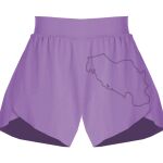 Girls Flowy Overlay Shorts Thumbnail