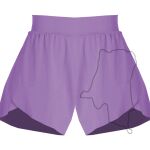 Girls Flowy Overlay Shorts Thumbnail