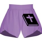 Girls Flowy Overlay Shorts Thumbnail