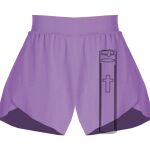 Girls Flowy Overlay Shorts Thumbnail