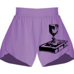 Girls Flowy Overlay Shorts Thumbnail