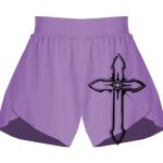 Girls Flowy Overlay Shorts Thumbnail
