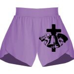 Girls Flowy Overlay Shorts Thumbnail