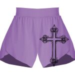 Girls Flowy Overlay Shorts Thumbnail
