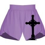 Girls Flowy Overlay Shorts Thumbnail