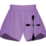 Girls Flowy Overlay Shorts Thumbnail