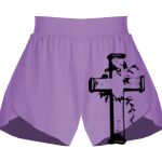 Girls Flowy Overlay Shorts Thumbnail